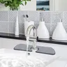 Tapis absorbant évier lavabo cuisine microfibre gris… – vue 5