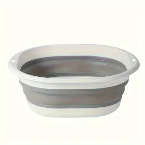 Lavabo Pliable en Silicone, 1 Pièce, Bassin Portable de Voyage, Pliable E27 pour la Maison