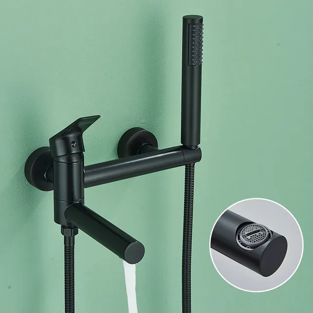 Mitigeur bain douche mural robinet pivotant bec… – vue 2