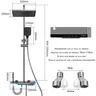 Ensemble de douche froide et chaude en laiton avec… – vue 3