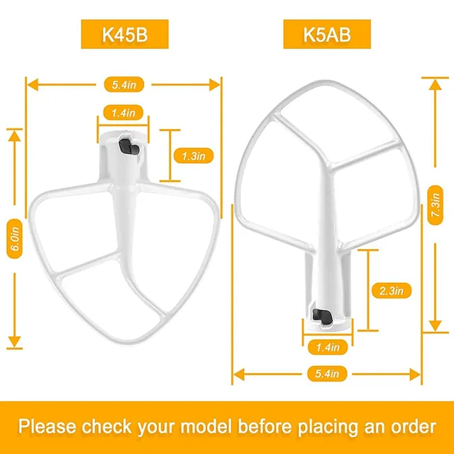 A52Q-2X K5AB K5SS mélangeur de cuisine batteur plat enduit – vue 5
