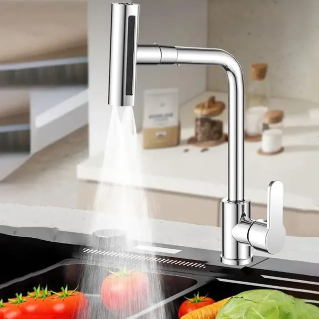360 ° Robinet cascade rotatif 4 Modes – vue 2