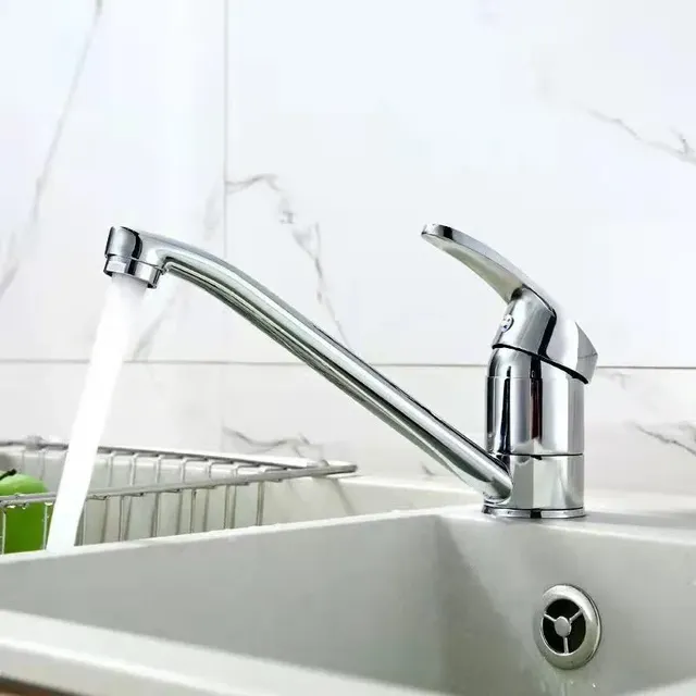 Robinet de lavabo de salle de bains modèle court – vue 3