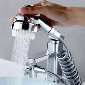 Pommeau de douche multifonctionnel, douchette à main, accessoires de maison, produits chromés