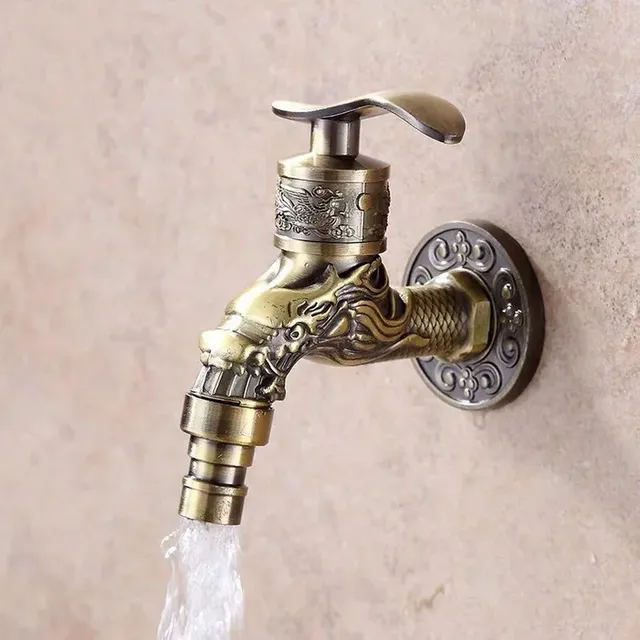 Robinet de lavabo de jardin Antique en alliage de Zinc – vue 5