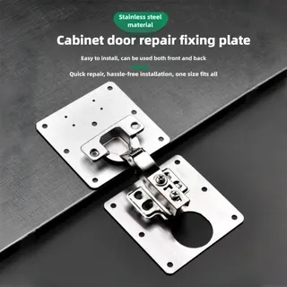 Kit de plaque de réparation de charnière d'armoire