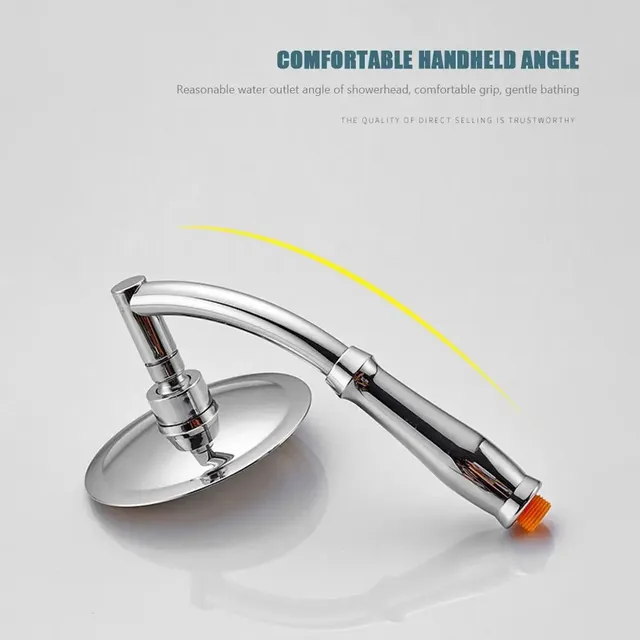 Pommeau douche ronde réglable pluie haute pression… – vue 2