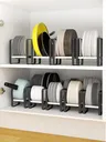 Organisateur cuisine armoire assiettes vaisselle support… – vue 3