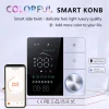 Thermostat à bouton intelligent WiFi, chauffage au sol, eau, gaz, bomicrophone, maison, pièce, programmable, régulateur de température, Alexa, Google Home Thermostat à bouton intelligent WiFi, chauffage au sol, eau, gaz, bomicrophone, maison, pièce, programmable, régulateur de température, Alexa, Google Home