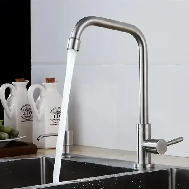 Robinet de cuisine en acier inoxydable – vue 4