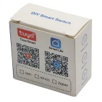 Mini commutateur intelligent WiFi 16A, interrupteurs d&rsquo;éclairage à monter soi-même, contrôle sans fil, maison intelligente avec Tuya Smart Life Alexa Google Home