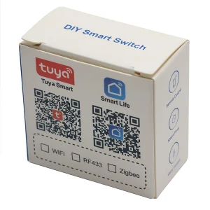 Mini commutateur intelligent WiFi 16A, interrupteurs d&rsquo;éclairage à monter soi-même, contrôle sans fil, maison intelligente avec Tuya Smart Life Alexa Google Home