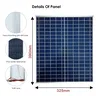 1000w 500w panneau solaire 12v panneau solaire… – vue 2