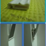 Profilé PVC blanc mat extrudé forme U gorge clipable flexible rigide protection arêtes maintien emboîtement insertion facile panneaux fins personnalisable