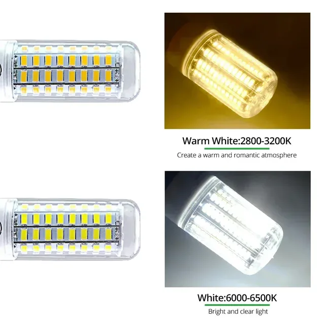 Ampoules LED E27 E14 5730SMD 220V – vue 5
