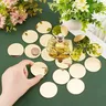 Autocollant mural miroir rond – vue 1
