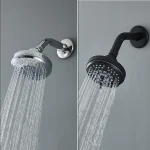 Pommeau de douche haute pression, 5 modèles, pomme de douche fixe à haut débit, pomme de douche de salle de bain offrant une expérience de douche luxueuse même