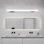 Led bande miroir applique décoration intérieure moderne style minimaliste dressing chambre salon éclairage AC85-265V
