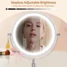 Miroir de maquillage debout avec lampe lumineuse – vue 4