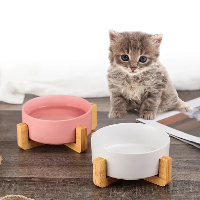 Support en bois en céramique pour animaux de compagnie – vue 3
