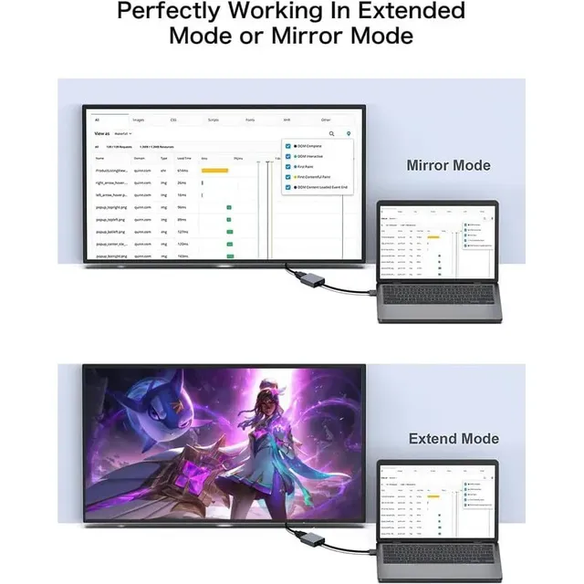 Adaptateur USB vers HDMI HD 1080P – vue 4