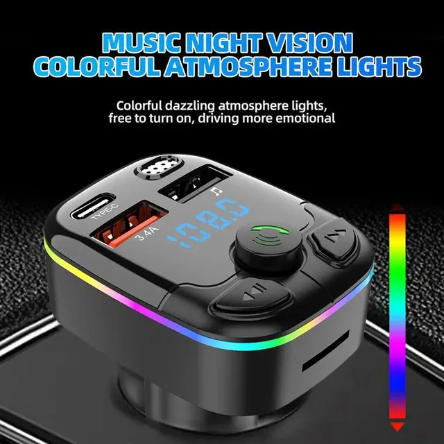 Transmetteur FM Bluetooth 5.0 pour voiture – vue 5