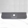Tapis égouttoir évier silicone antidérapant pliable incliné double évacuation noir gris anthracite lavable séchage rapide hygiénique