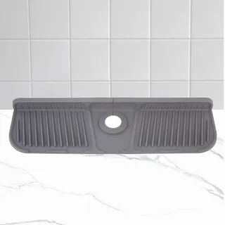Tapis égouttoir évier silicone antidérapant pliable incliné double…