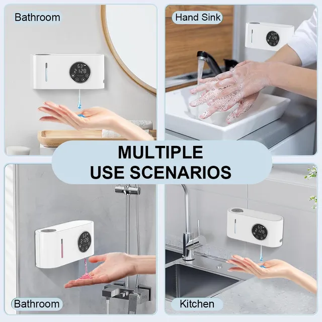Distributeur automatique savon mural capteur infrarouge… – vue 6
