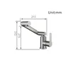 Robinet de lavabo en acier inoxydable 304 – vue 6