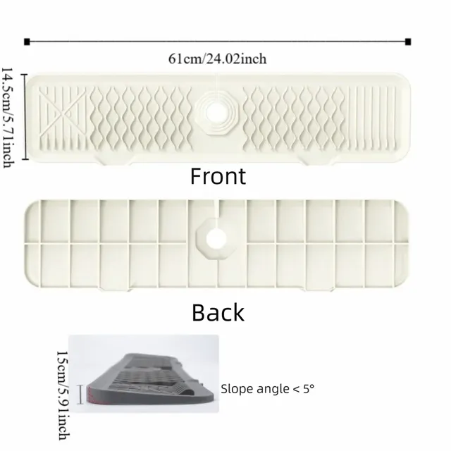Tapis de robinet d'évier en Silicone – vue 7