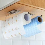 HOKitchen-Porte-papier hygiénique adhésif T1, rouleau d&rsquo;essuie-tout, support de rangement, distributeur de serviettes, accessoires de WC