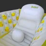 Baignoire gonflable bébé portable antidérapante jaune… – vue 4