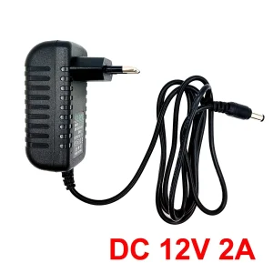 Adaptateur secteur AC 100-240V entrée DC sortie chargeur d&rsquo;alimentation UE/US 12V adaptateur universel convertisseur prise pour caméra DVR LED Robot LED