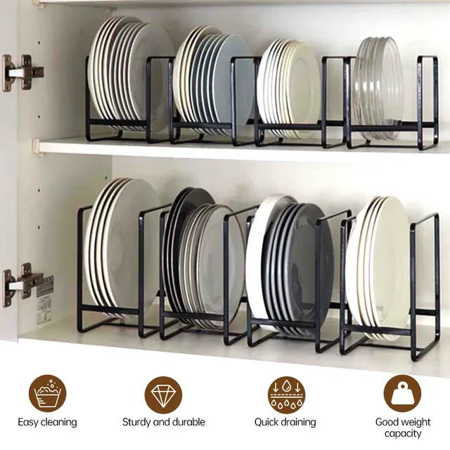 Armoire de cuisine assiette de rangement comptoir plat… – vue 6