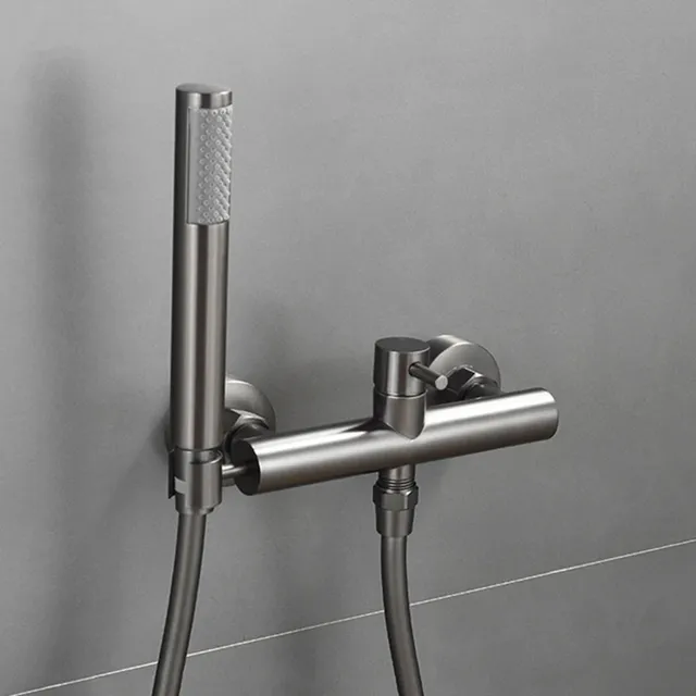 Ensemble de robinets de douche de salle de bains en or… – vue 5