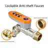 Robinet d'évier antivol verrouillable d'extérieur – vue 4