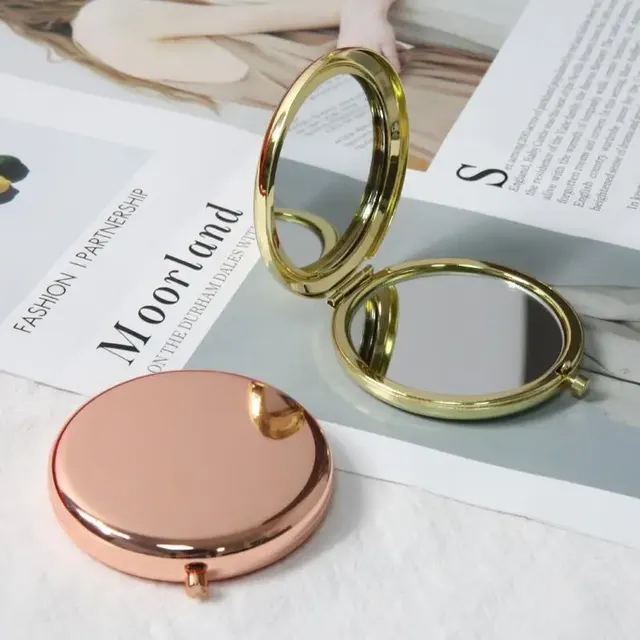 Petit miroir de maquillage portable double face – vue 3