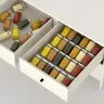 Étagère à épices en acrylique à tiroir réglable – vue 5