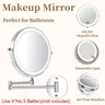 Miroir de maquillage chromé de 7 pouces – vue 2