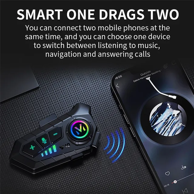 Casque sans fil Bluetooth 5.3 – vue 3