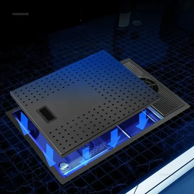Éviers de cuisine en acier inoxydable 304 – vue 2