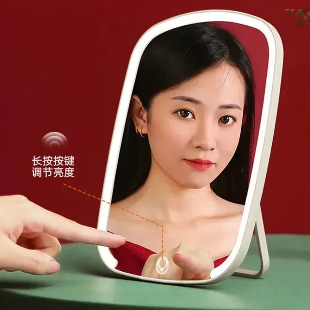 Miroir de maquillage LED à écran tactile – vue 2