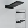 Ensemble de douche thermostatique noir – vue 3