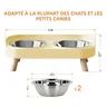 Double bol surélevé pour animaux de compagnie – vue 6