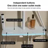 Système de douche à lumière ambiante avec bouton de piano – vue 3