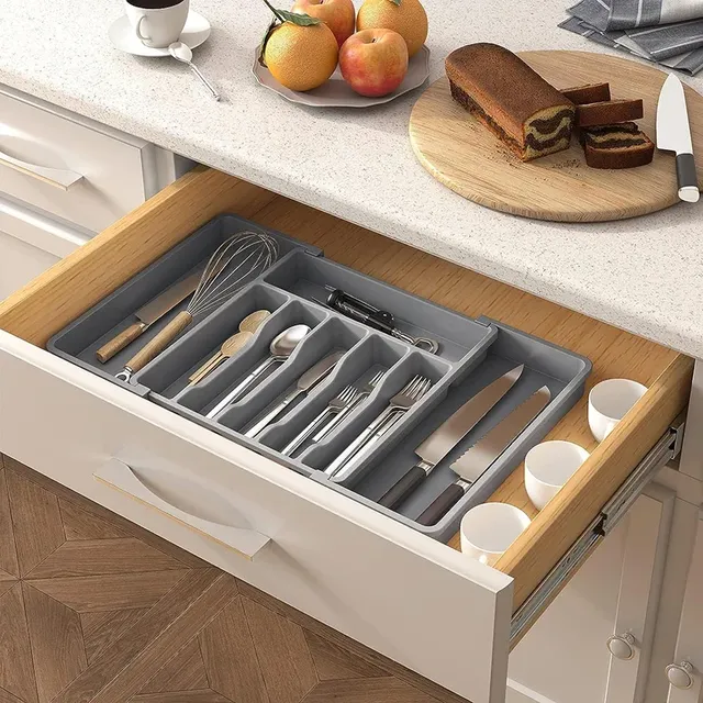 Organisateur tiroir extensible couverts ustensiles… – vue 5