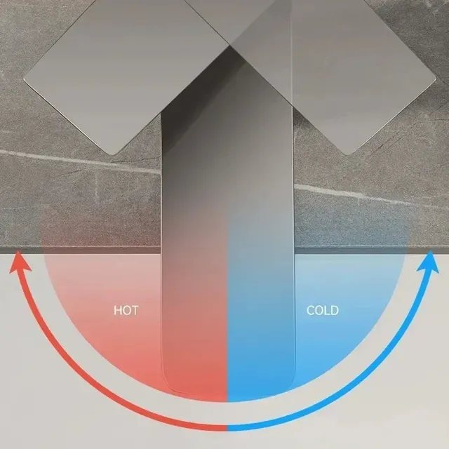 Robinet d'eau froide et chaude en acier inoxydable – vue 6