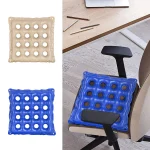 Coussin de Siège Gonflable en PVC pour Fauteuil Roulant, Accessoire Respirant, Confortable et Durable