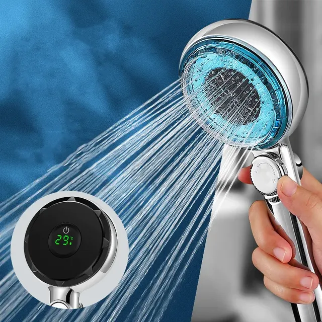 Pommeau douche pressurisé affichage numérique LED… – vue 3